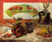 Paul Gauguin Still Life with Fan Sweden oil painting artist